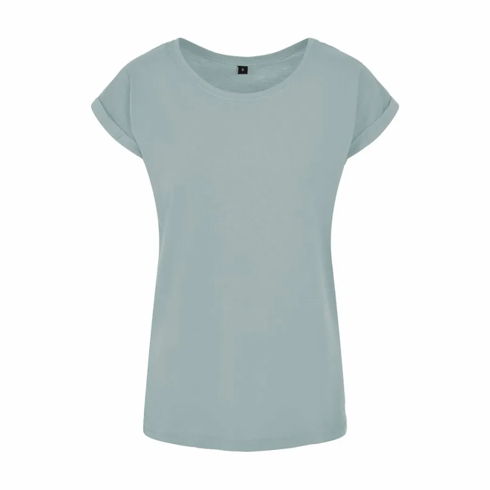 BUILD YOUR BRAND BY021 - T-shirt Femme Élégance Coton Léger