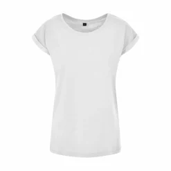BUILD YOUR BRAND BY021 - T-shirt Femme Élégance Coton Léger