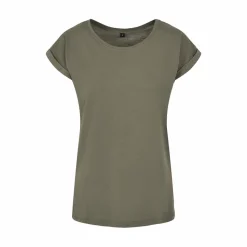 BUILD YOUR BRAND BY021 - T-shirt Femme Élégance Coton Léger