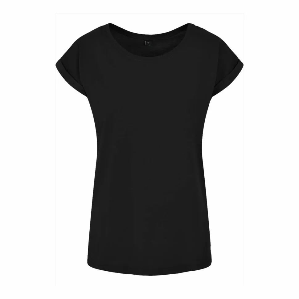 BUILD YOUR BRAND BY021 - T-shirt Femme Élégance Coton Léger
