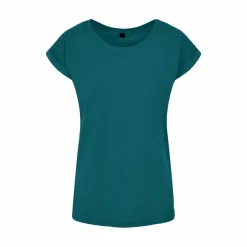 BUILD YOUR BRAND BY021 - T-shirt Femme Élégance Coton Léger