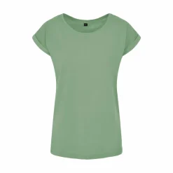 BUILD YOUR BRAND BY021 - T-shirt Femme Élégance Coton Léger