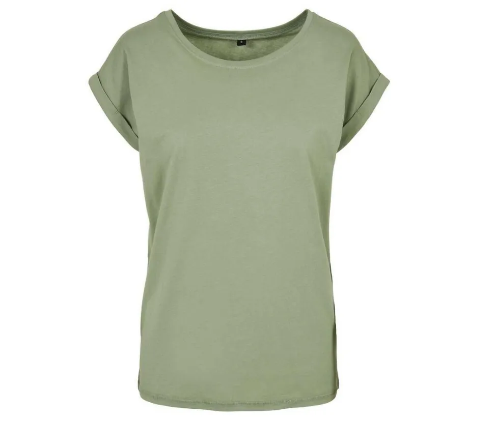 BUILD YOUR BRAND BY021 - T-shirt Femme Élégance Coton Léger