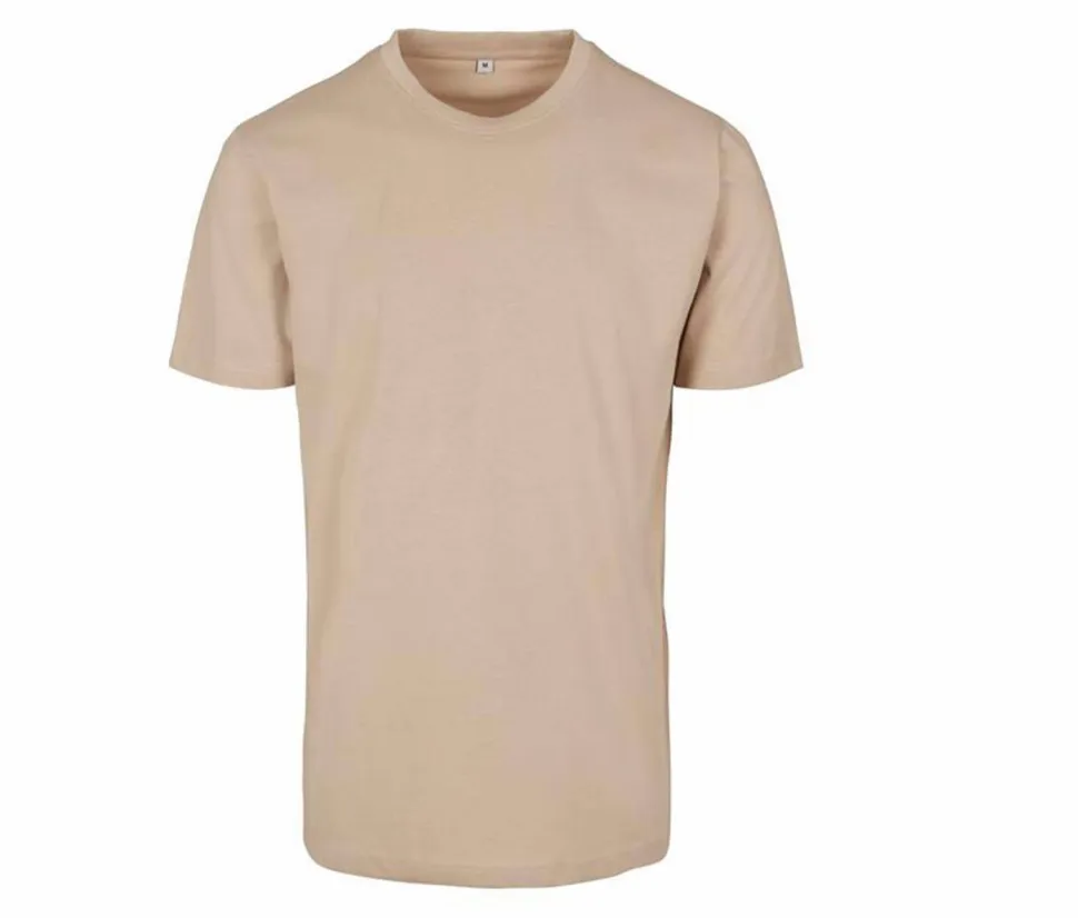 Build Your Brand BY004 - T-shirt Confortable à Col Rond en Coton
