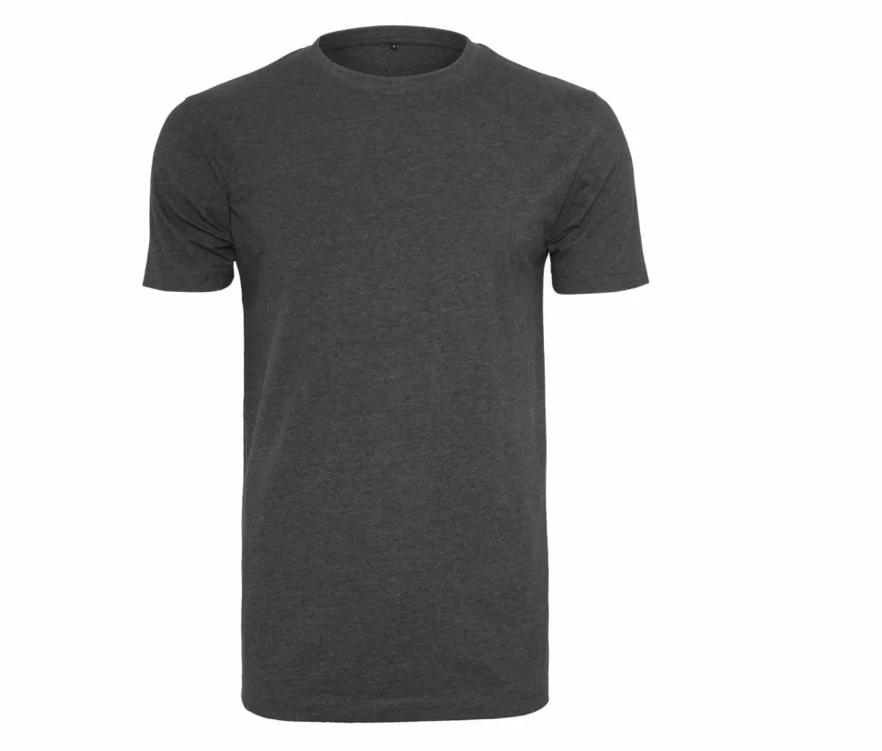 Build Your Brand BY004 - T-shirt Confortable à Col Rond en Coton