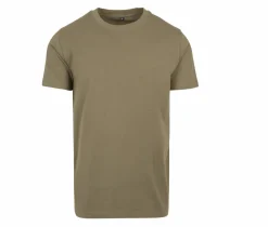 Build Your Brand BY004 - T-shirt Confortable à Col Rond en Coton