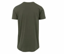 BUILD YOUR BRAND BY028 - T-shirt Long Confort Urbain Homme