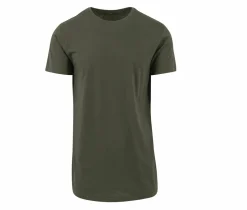 BUILD YOUR BRAND BY028 - T-shirt Long Confort Urbain Homme