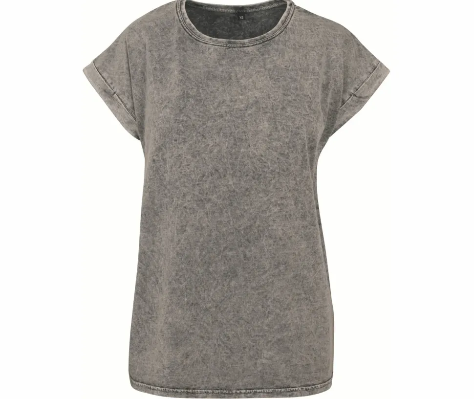 BUILD YOUR BRAND BY053 - T-shirt femme délavé