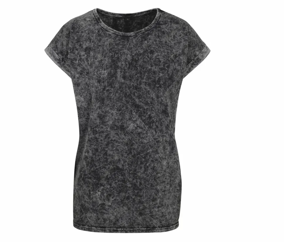 BUILD YOUR BRAND BY053 - T-shirt femme délavé