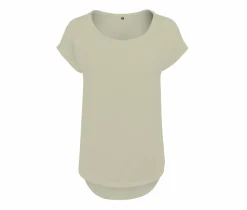 BUILD YOUR BRAND BY036 - T-shirt femme au dos rallongé