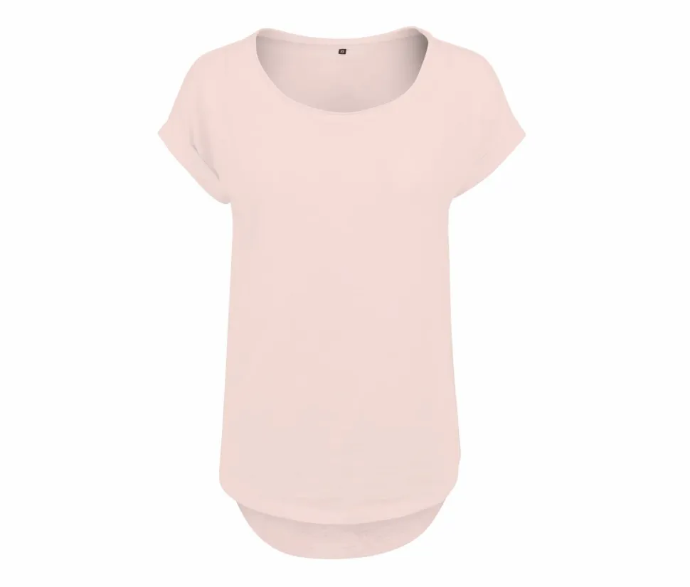 BUILD YOUR BRAND BY036 - T-shirt femme au dos rallongé