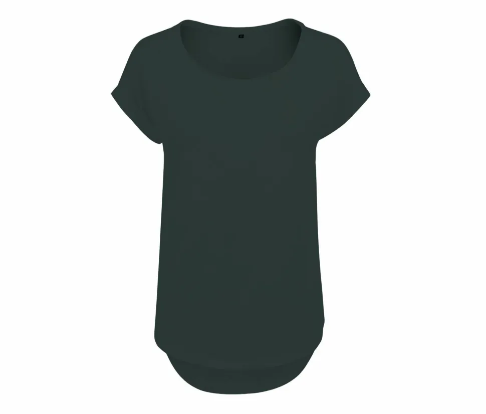 BUILD YOUR BRAND BY036 - T-shirt femme au dos rallongé