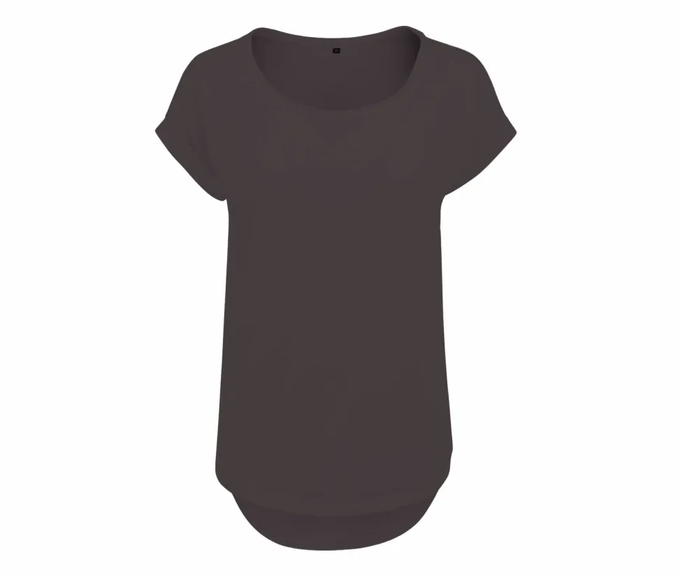 BUILD YOUR BRAND BY036 - T-shirt femme au dos rallongé