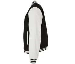 BUILD YOUR BRAND BY269 - Veste baseball en simili cuir