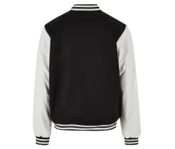 BUILD YOUR BRAND BY269 - Veste baseball en simili cuir