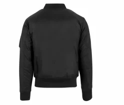 BUILD YOUR BRAND BY030 - Veste Bomber Moderne et Élégante en Nylon