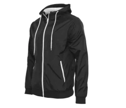 BUILD YOUR BRAND BY016 - Veste Coupe-Vent Élégante et Fonctionnelle pour Hommes