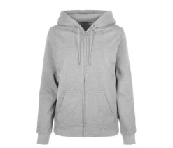 BUILD YOUR BRAND BYB009 - Sweat capuche zippé femme
