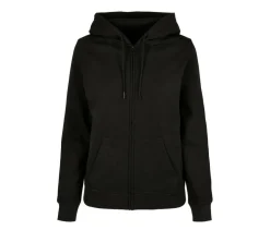 BUILD YOUR BRAND BYB009 - Sweat capuche zippé femme