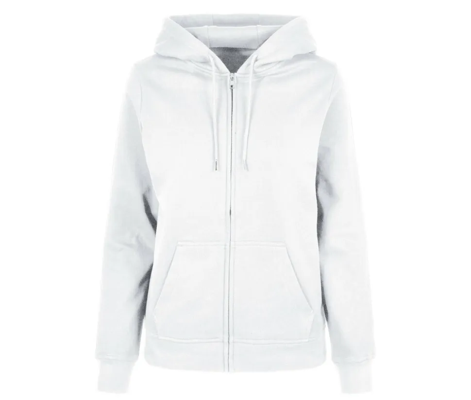 BUILD YOUR BRAND BYB009 - Sweat capuche zippé femme