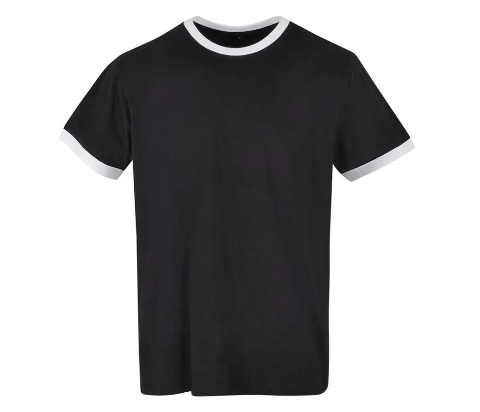 BUILD YOUR BRAND BYB022 - T-shirt Classique à Bordures Contrastées
