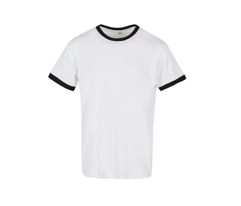 BUILD YOUR BRAND BYB022 - T-shirt Classique à Bordures Contrastées