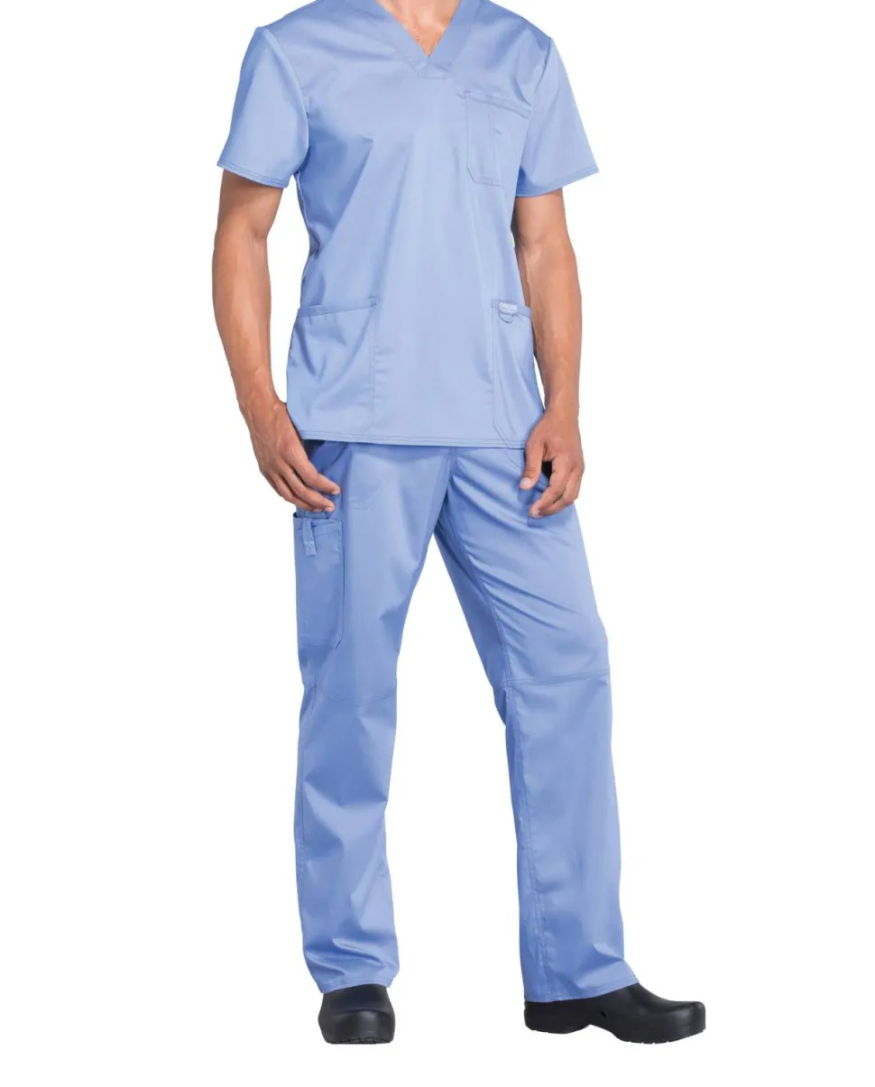 Cherokee CHWWE670 - Haut Col V Homme avec Poches Multiples