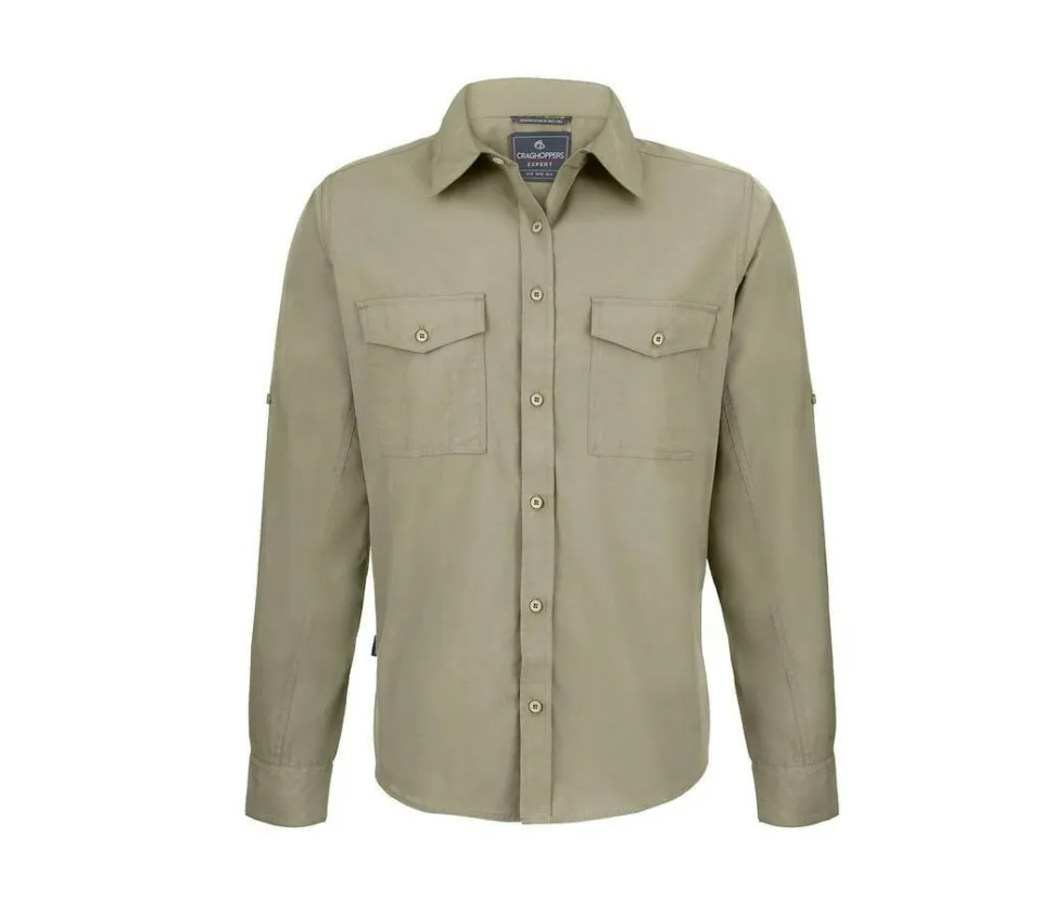 CRAGHOPPERS CES001 - Chemise manches longues en polyester recyclé
