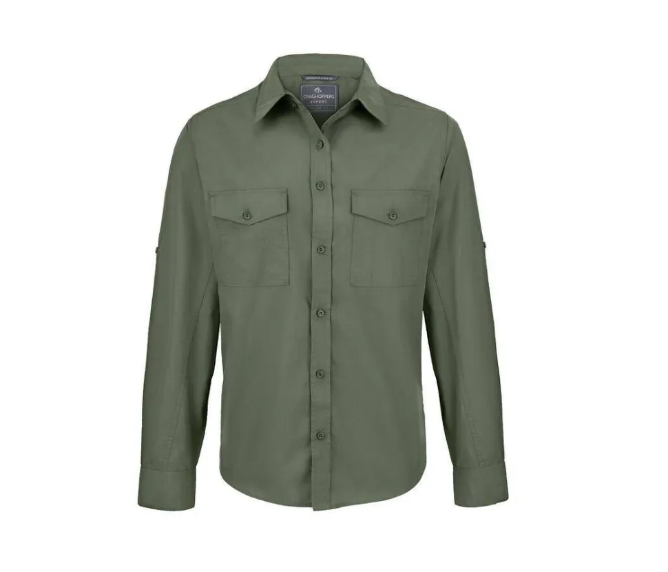 CRAGHOPPERS CES001 - Chemise manches longues en polyester recyclé