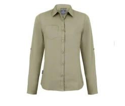 CRAGHOPPERS CES002 - Chemise manches longues en polyester recyclé femme