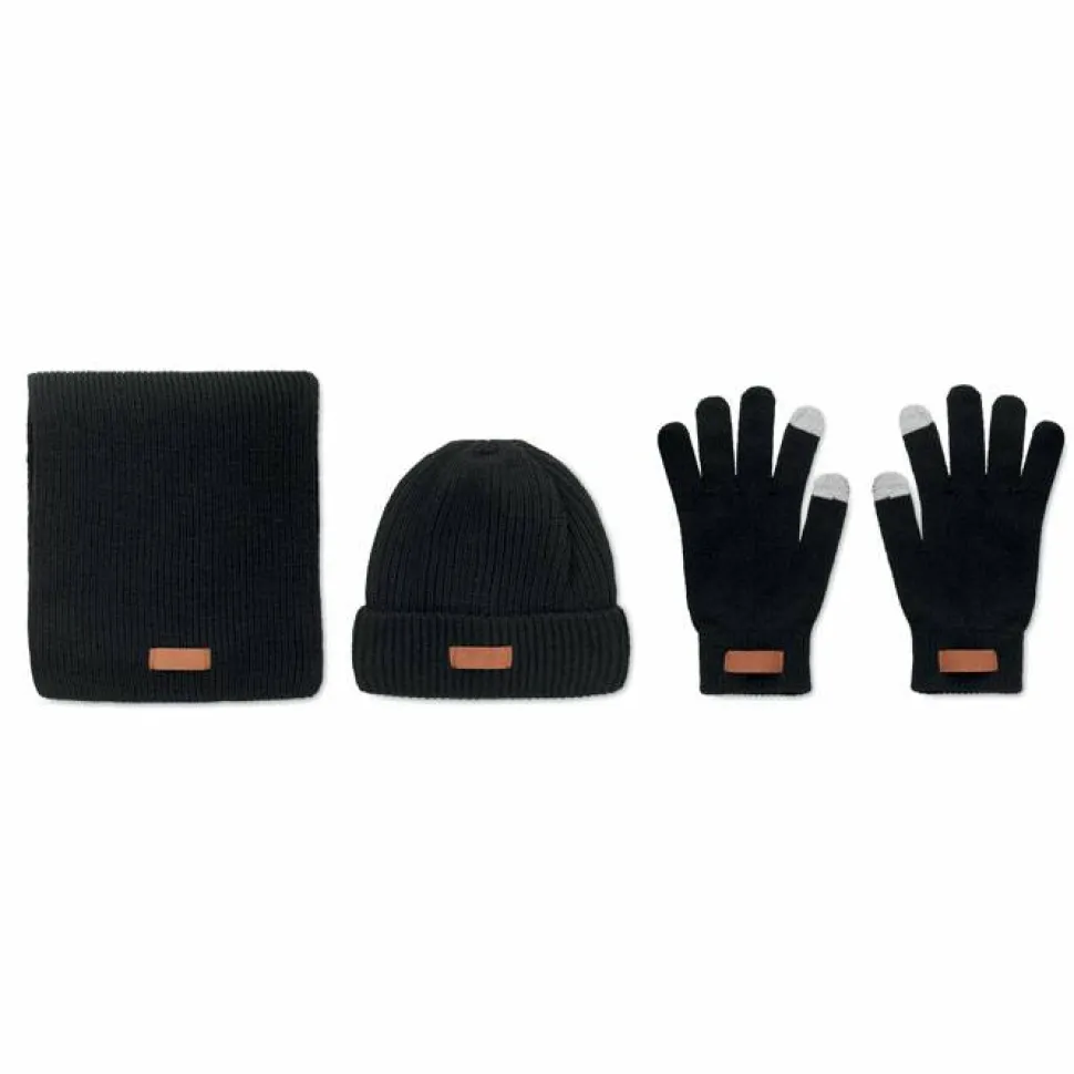 DENALI Set 3 pièces d'hiver en RPET - GiftRetail MO6651
