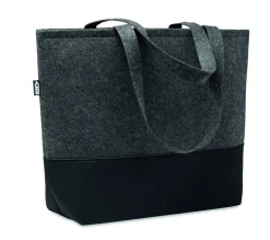 DUO INDICO Sac shopping en feutre RPET - GiftRetail MO6455