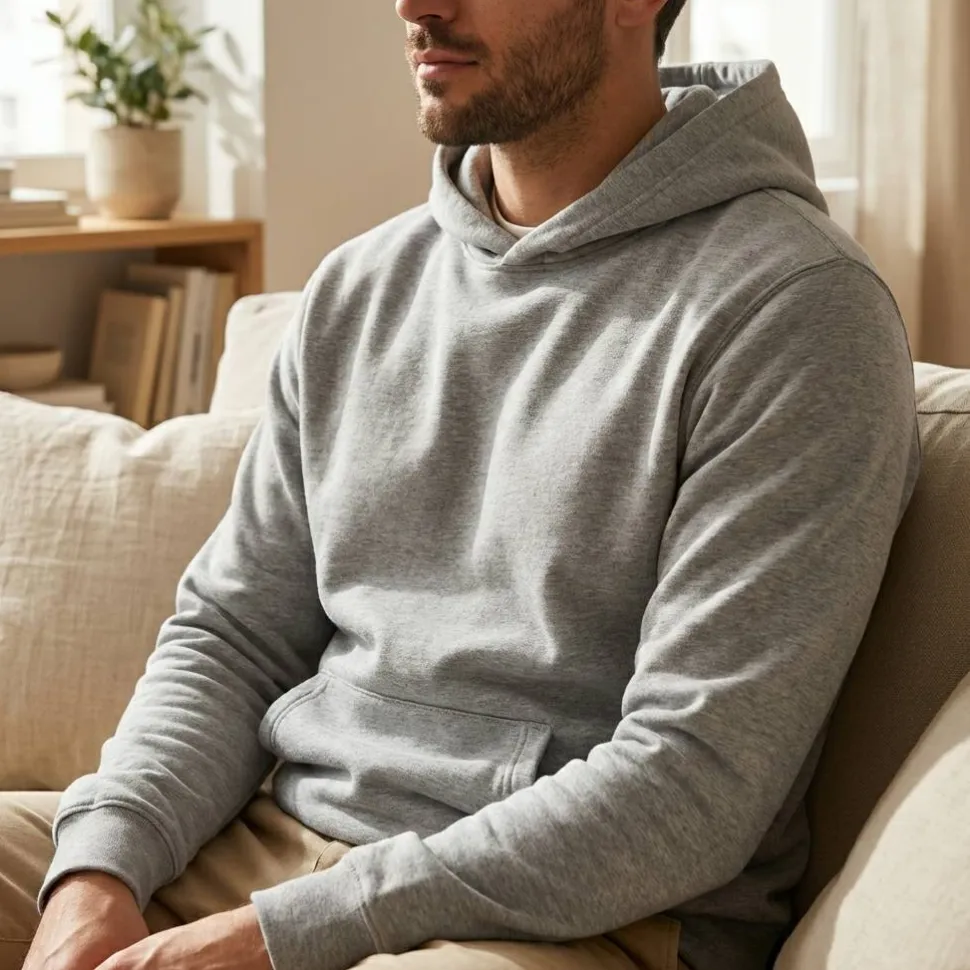 ECOLOGIE EA040 - Sweat capuche en coton recyclé
