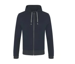 ECOLOGIE EA051 - Sweat capuche zippé en coton recyclé