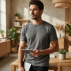 Elevate NXT 37506 - T-shirt Azurite bio manches courtes homme