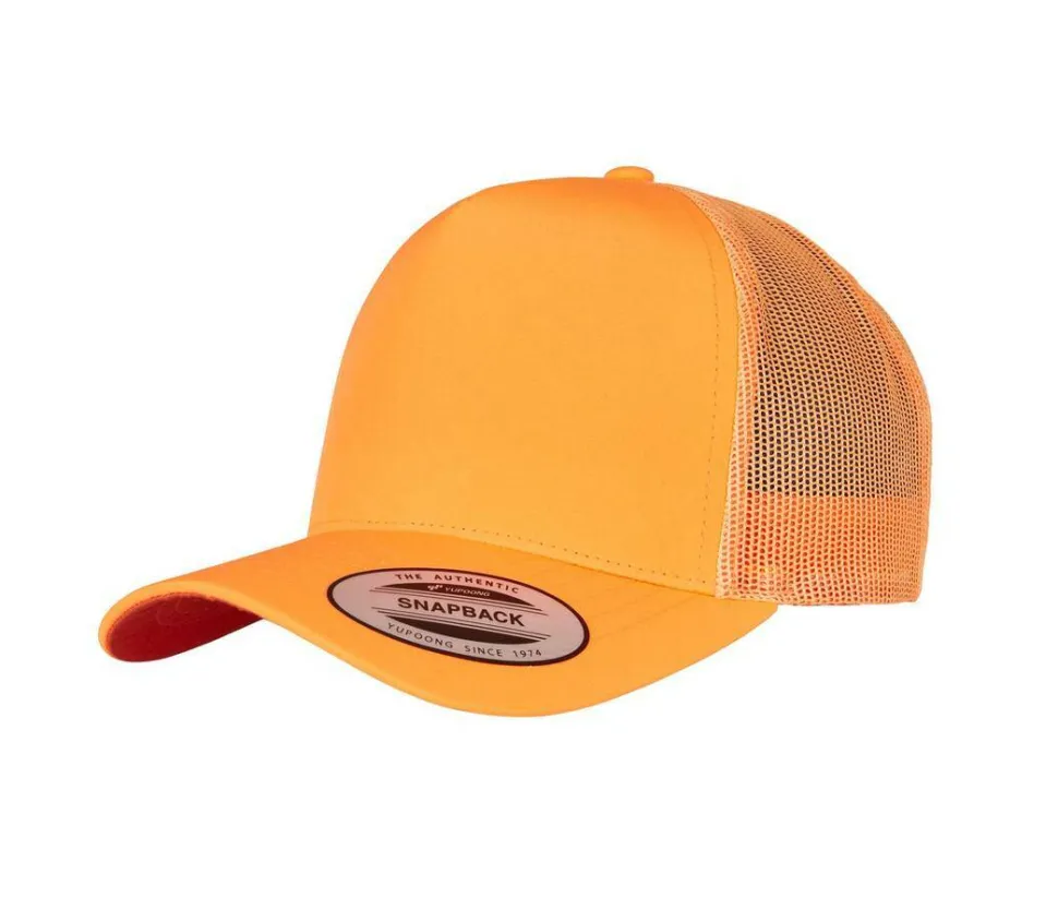 FLEXFIT 6506NT - Casquette style trucker fluo