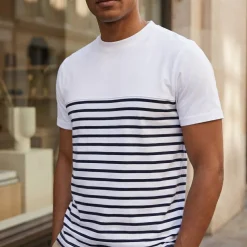FRONT ROW FR135 - Tee-shirt marinière