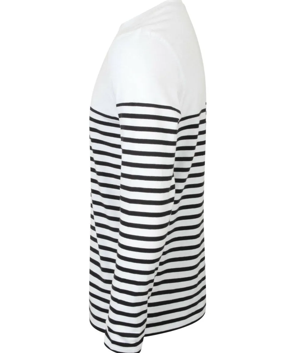 Front Row FR134 - T-shirt breton à manches longues