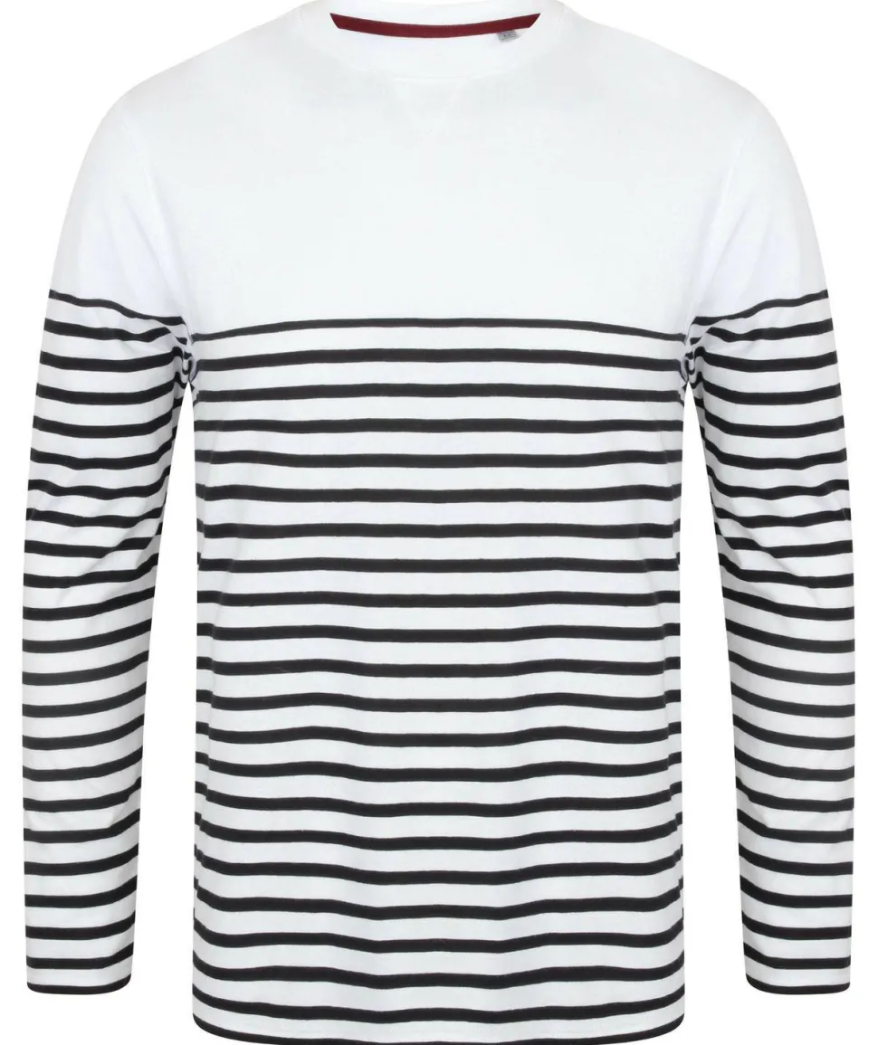 Front Row FR134 - T-shirt breton à manches longues