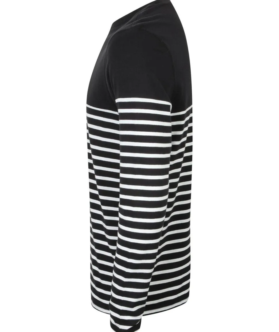 Front Row FR134 - T-shirt breton à manches longues