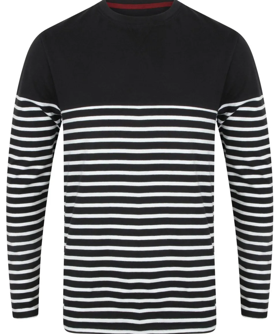 Front Row FR134 - T-shirt breton à manches longues