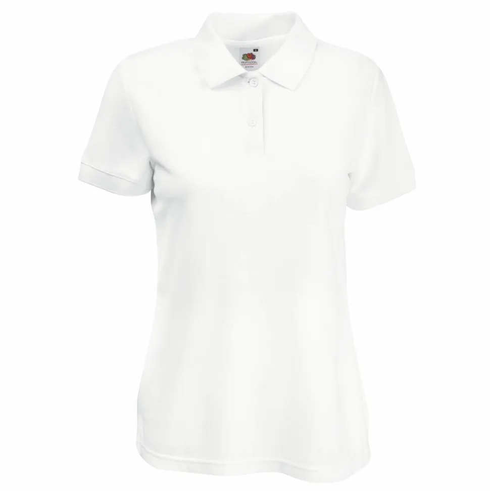 Fruit of the Loom 63-212-0 - Ladies Polo Blended Fabric
