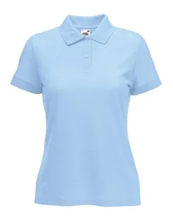 Fruit of the Loom 63-212-0 - Ladies Polo Blended Fabric