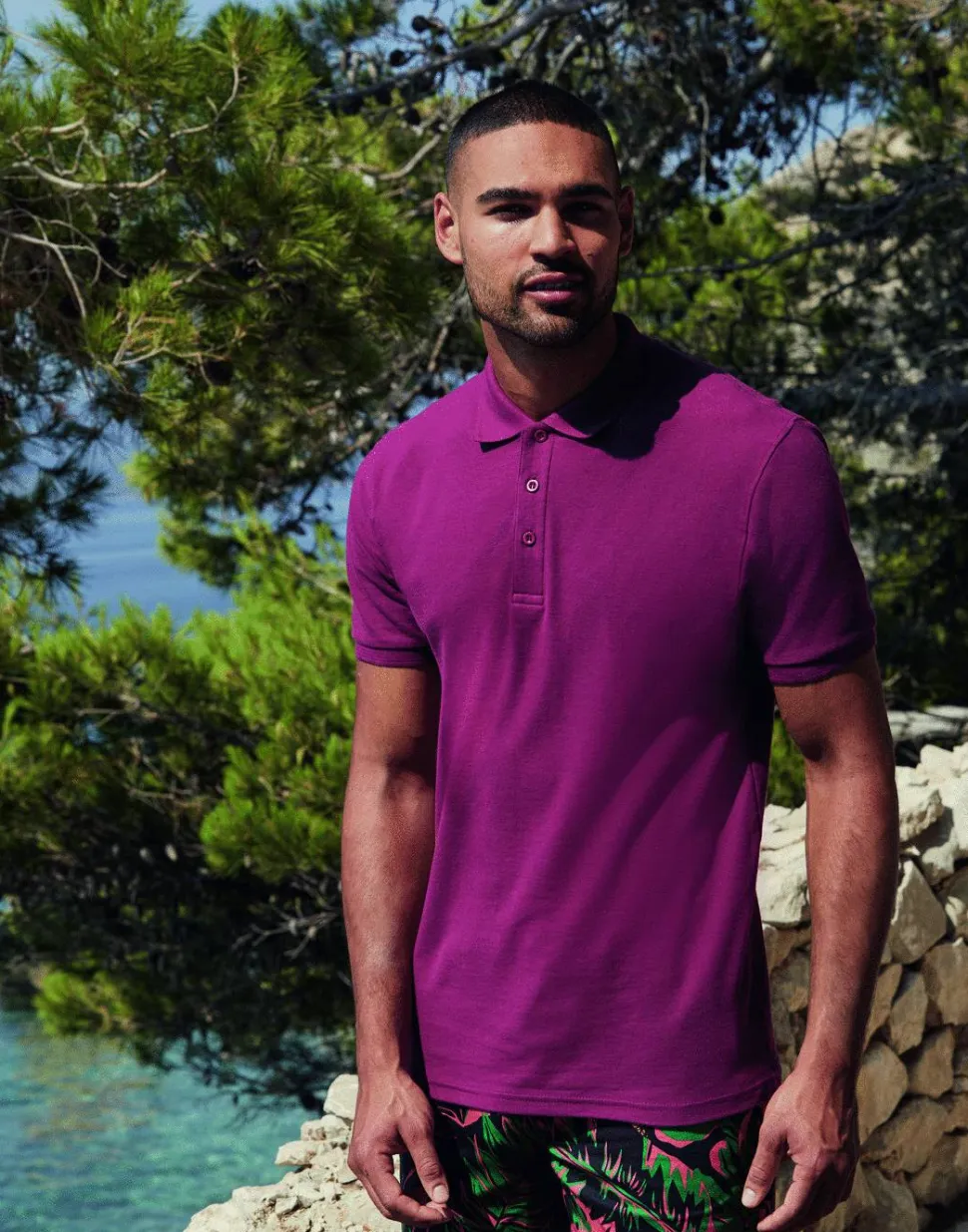 Fruit of the Loom 63-218-0 - Polo Confortable en Coton de Haute Qualité