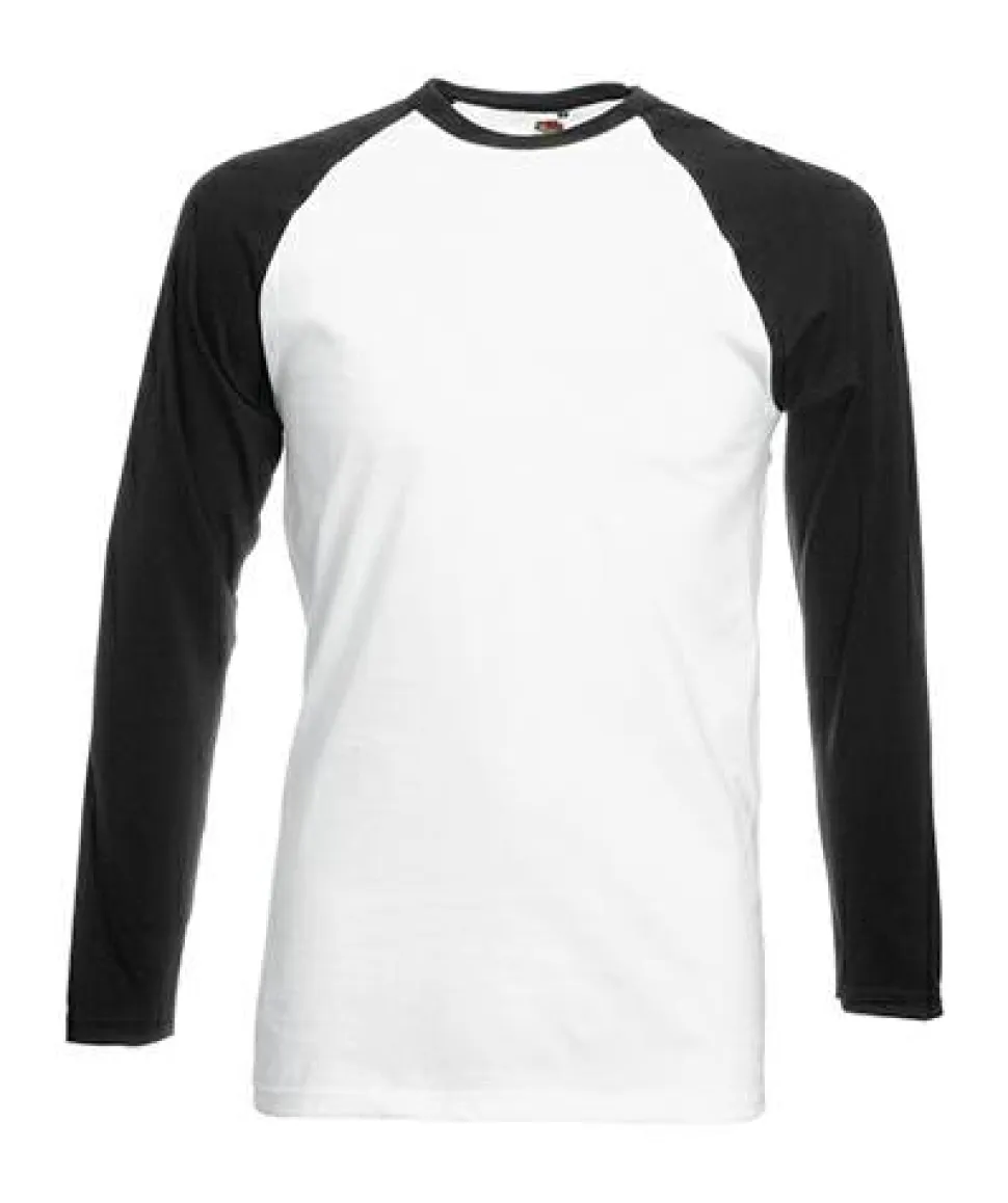 Fruit of the Loom 61-028-0 - T-Shirt Manches Longues Homme Baseball