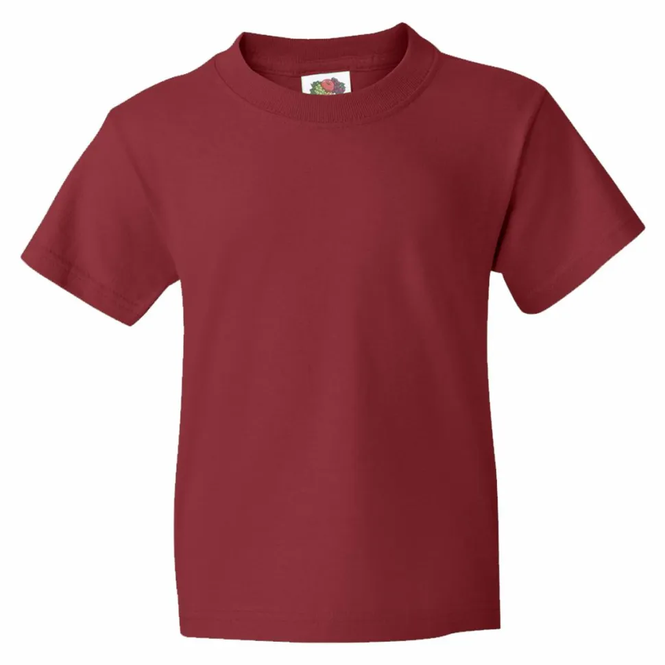 Fruit of the Loom 61-033-0 - T-Shirt Enfants 100% Coton Value Weight