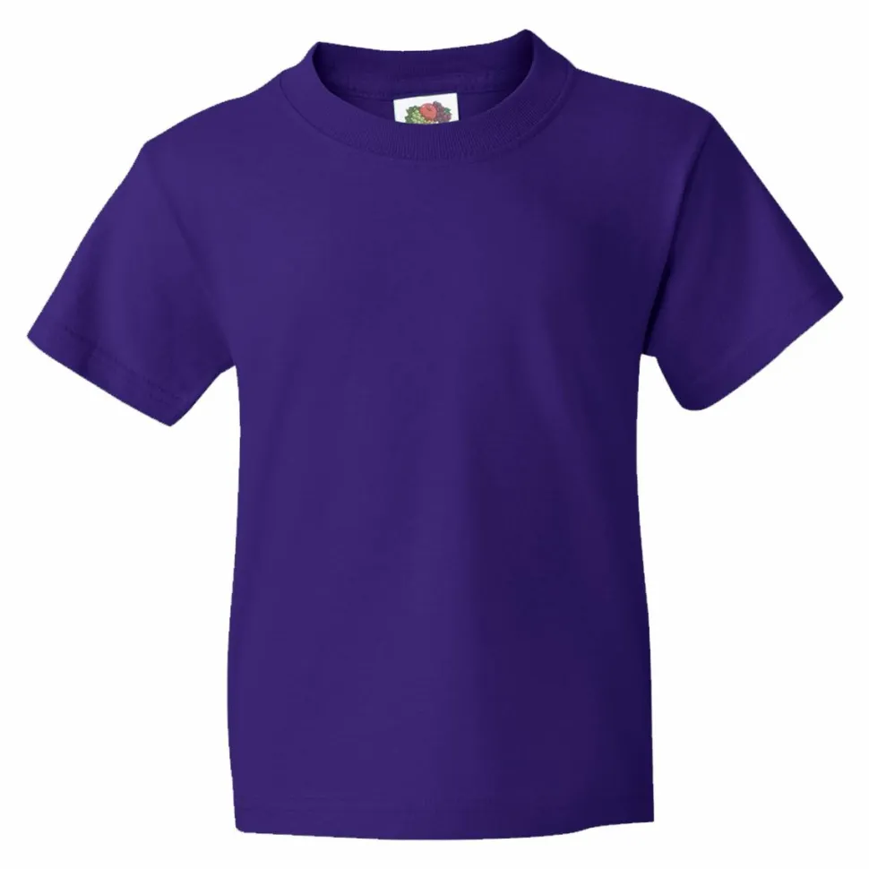 Fruit of the Loom 61-033-0 - T-Shirt Enfants 100% Coton Value Weight