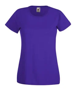 Fruit of the Loom 61-372-0 - T-Shirt Femme 100% Coton Lady-Fit