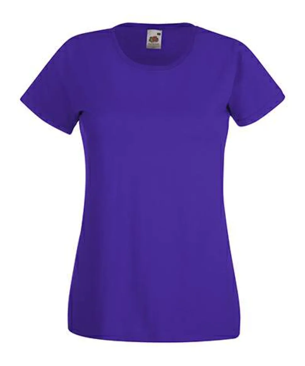 Fruit of the Loom 61-372-0 - T-Shirt Femme 100% Coton Lady-Fit